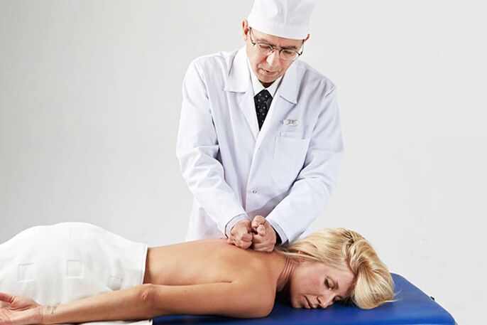 Massage with inflammation of the cervical region