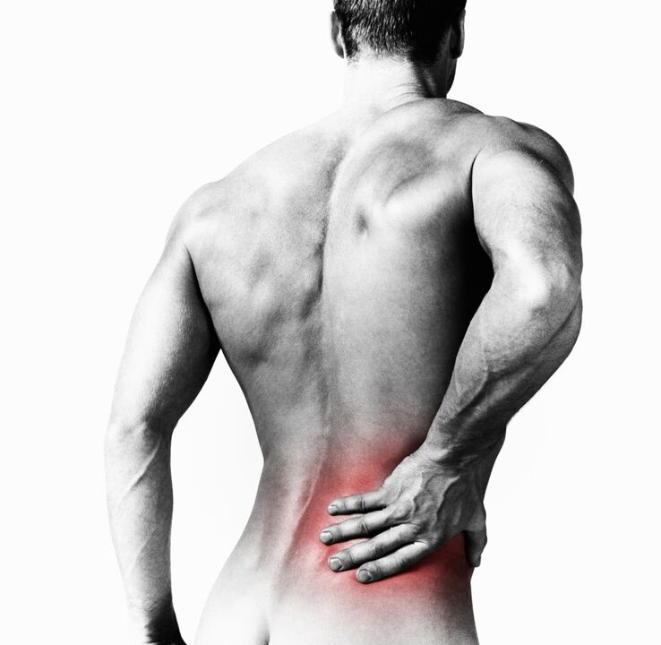 Low back pain in a man can be caused by various reasons. 